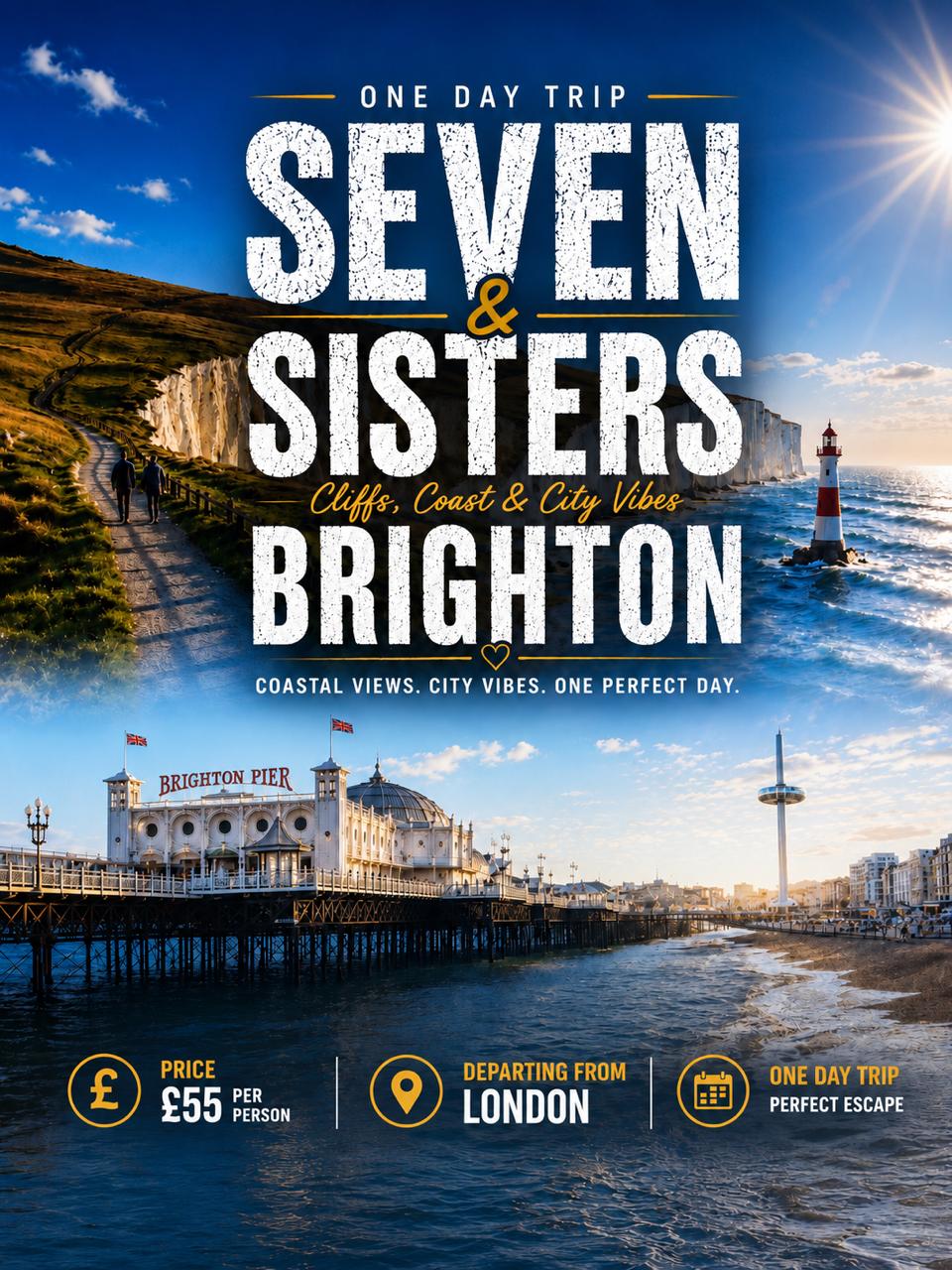 Seven sisters & Brighton - One day trip